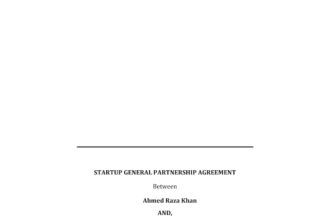 draft agreements, contract, terms and conditions